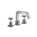 Axor Citterio 3-Hole Rim-Mounted Bath Mixer with cross handles DN15 Hansgrohe