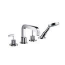 Axor Citterio 4-Hole Rim-Mounted Bath Mixer with lever handles DN15 Hansgrohe