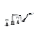 Axor Citterio 4-Hole Tile Mounted Bath Mixer with cross handles DN15 Hansgrohe