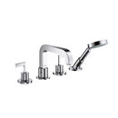Axor Citterio 4-Hole Tile Mounted Bath Mixer with lever handles DN15 Hansgrohe