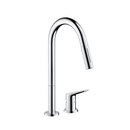 Axor Citterio M 2-Hole Kitchen Mixer with pull-out spray DN15 Hansgrohe