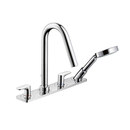 Axor Citterio M 4-Hole Tile-mounted Bath Mixer with plate DN15 Hansgrohe