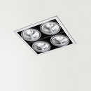 ARKOSLIGHT Orbital 4 Illuminazione per spazi commerciali Illuminazione per ufficio Lampade da incasso a soffitto Lampade spot