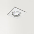 ARKOSLIGHT Minidownlights LED square tilt LED-lights Office lights Recessed ceiling lights Retail display lights