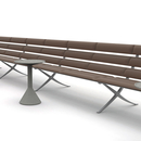 Bd Barcelona Bench B Bancos de exterior Espera / lounge Mobiliario urbano