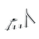 Axor Starck Organic Set de finition 4 trous thermostatique pour montage sur plage de carrelage Hansgrohe