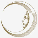 Ceramica Bardelli Soli e Lune Oro 6B Ceramic Ceramics/clay: wall tiles Wall tiles