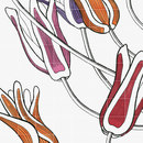Ceramica Bardelli Tuli Art 2 Azulejos de pared Cerámica Cerámica/arcilla: azulejos Cuadros / Murales