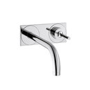 Axor Uno Einhebel-Waschtischmischer Unterputz mit Platte und Auslauf 225 mm Wandmontage DN15 Hansgrohe