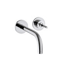 Hansgrohe Axor Uno Single Lever Basin Mixer for concealed installation with escutcheons and spout 165 mm wall mounting DN15 Bathrooms taps Vanity units / Wash basins