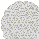 Artisan Glacies Rug White Round Moquette / Tappeti