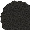 Artisan Glacies Rug Dark Grey Round Moquette / Tappeti