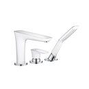 Hansgrohe PuraVida 3-Hole Rim-Mounted Single Lever Bath Mixer DN15 Hansgrohe