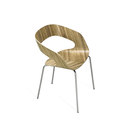 Plycollection Chat chair Zebrano Gastronomy Seating Swivel chairs