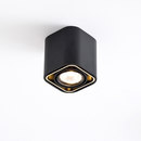Wever & Ducré Docus Ceiling I black structured anodized gold Lampade a soffitto