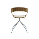 Plycollection Chat chair Zebrano Gastronomy Seating Swivel chairs