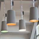 in-es artdesign Paint cement effect resin Luminaires suspendus
