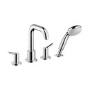 Hansgrohe Hansgrohe Focus E² 4-Hole Rim Mounted Bath Mixer Bathrooms taps