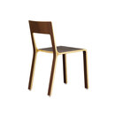 Plycollection Frame chair Wenge Asientos Conferencia / reunión Espera / lounge Gastronomía Sillas de colectividad
