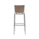 Plycollection Press Bar chair Walnut Gastronomia Sedute Sedute contract