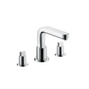 Hansgrohe Metris S Set de finition Metris S Mélangeur 3 trous pour montage sur bord de baignoire Hansgrohe