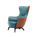 Poltrona Frau Mamay Blue Relaxmöbel Sitzmöbel Wartemöbel / Loungemöbel