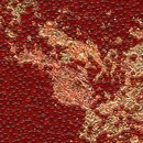 Maya Romanoff Corp. Beadazzled Leaf™ Ruby Leaf Papeles pintados