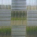 Nathan Allan Glass Studios Crossreed Glas Glas: Dekoratives Glas Wandpaneele