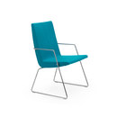 Helland Bird steel sled base Conference / Meeting Executive Lounge area / Waiting room Swivel chairs