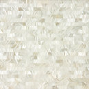 Artistic Tile White Rivershell Field Tile Mosaicos de pared