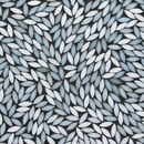 Artistic Tile Foliage Be Bop White Glass Mosaic Mosaici per pareti