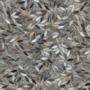 Artistic Tile Foliage Detroit Blues Glass Mosaic Mosaici per pareti