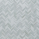 Artistic Tile Hip Herringbone Be Bop White Glass Mosaic Wall mosaics Wallcoverings / Wallpaper
