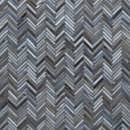 Artistic Tile Hip Herringbone Detroit Blues Glass Mosaic Wall mosaics