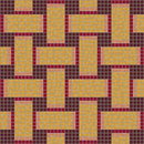 Artaic Basketweave Nectarine Wall mosaics