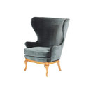 Lawson-Fenning Highland Wingback Chair Relax Sedute
