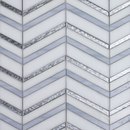 Mandala Devotion Echo Silver Cloud Wall mosaics