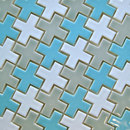 modwalls® Plus Mosaic 4" Regulated Mix Wall mosaics