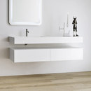 Rexa Design Unico Encimera con lavabo integrado Lavabos Muebles de baño