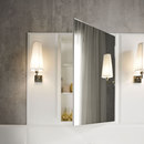 Rexa Design Warp Mueble colgado de encastre Espejos de baño Muebles de baño
