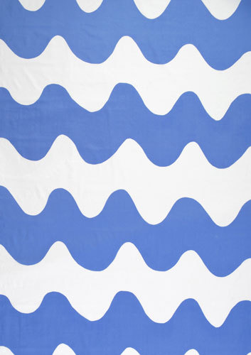 Lokki blue interior fabric Marimekko