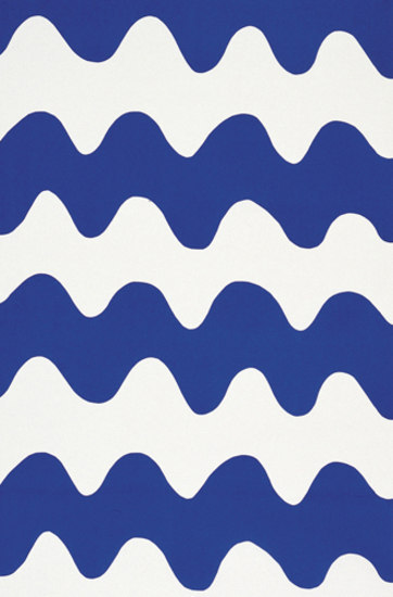 Lokki blue interior fabric Marimekko