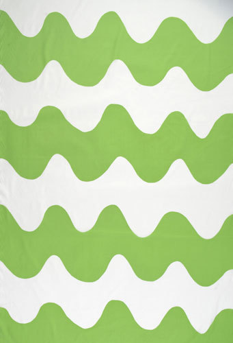 Lokki green interior fabric Marimekko