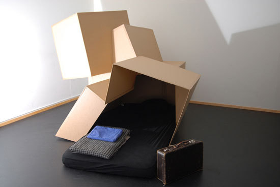 Cardboard Suite Philosoph [installation] zhdk / Departement Design