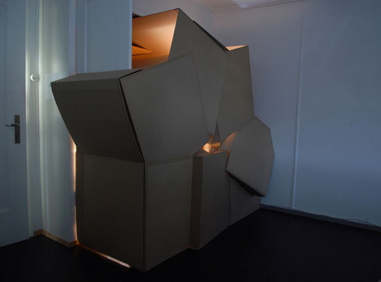 Cardboard Suite Royale [installation] zhdk / Departement Design