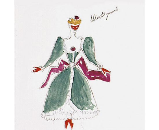 Costumi 20x20cm Ceramica Bardelli