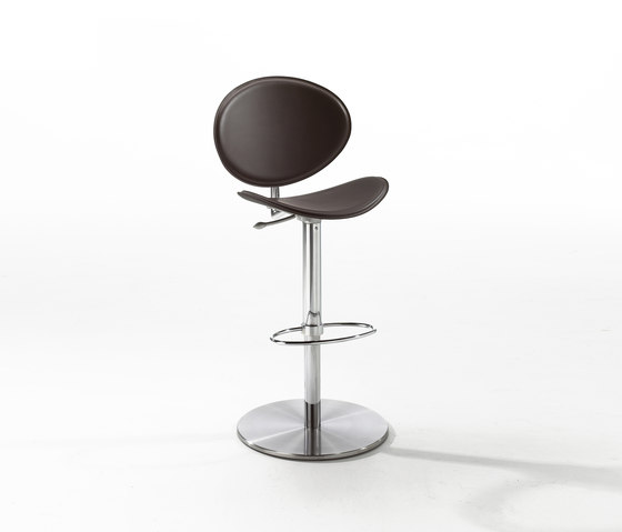 Tamago Leather stool Area Declic