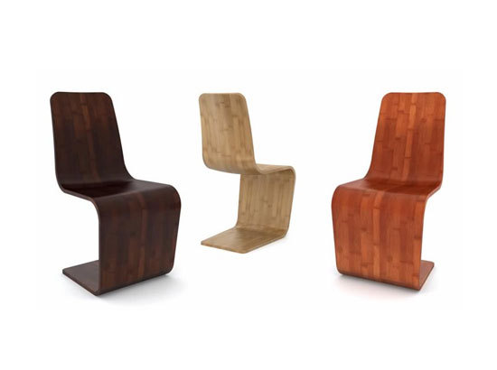 Spring Chair Modern Bamboo