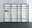 Aluminium shelves | Lehni