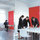 Profil 33 open-plan room divider | Rosso